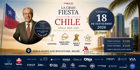 La Gran Fiesta de Chile | Gala Anual 2026 – Chile-US Chamber of Commerce