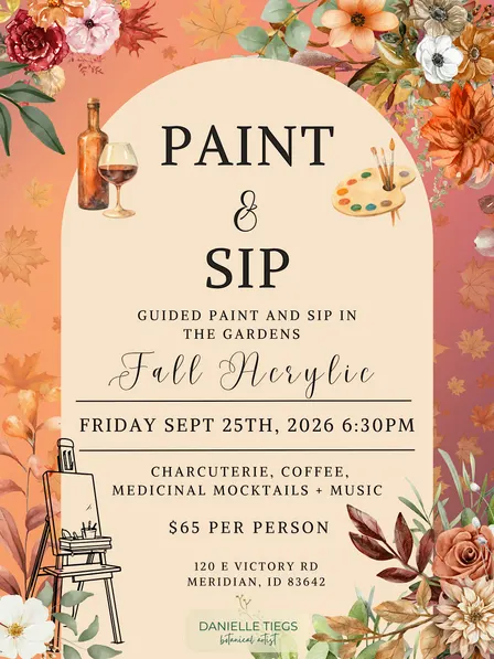 September Acrylic Paint & Sip (Friday)