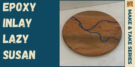 Epoxy Inlay Lazy Susan