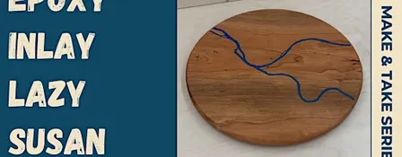 Epoxy Inlay Lazy Susan