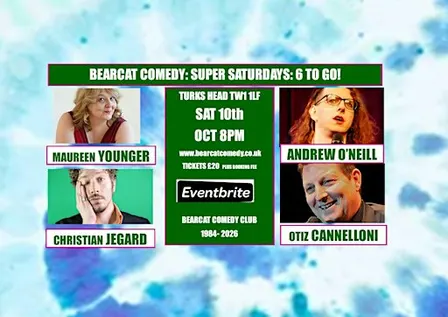 Bearcat Comedy Sat 10th October
