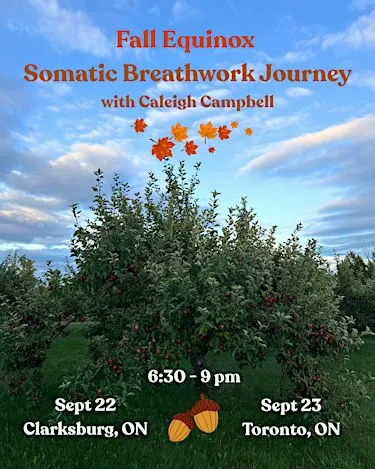 Fall Equinox Somatic Breathwork Journey (Toronto)