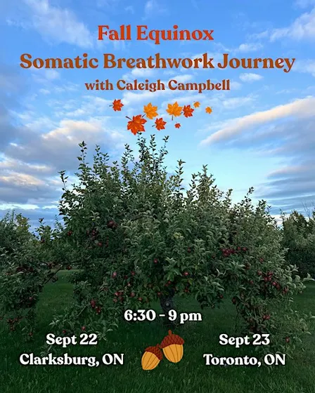 Fall Equinox Somatic Breathwork Journey (Toronto)