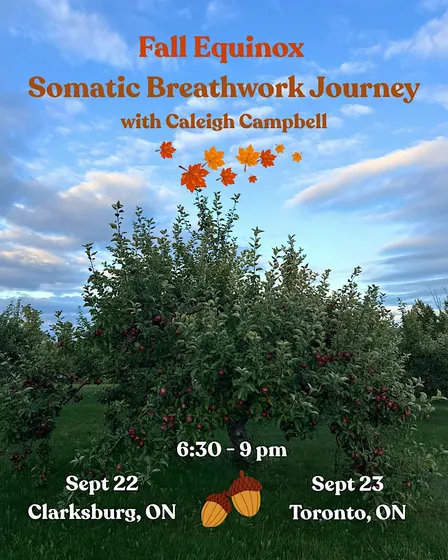 Fall Equinox Somatic Breathwork Journey (Toronto)