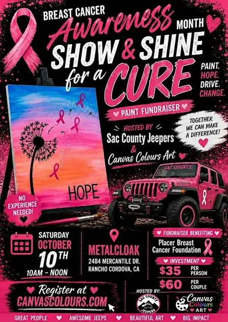 Paint & Sip for Hope - Breast Cancer Fundraiser