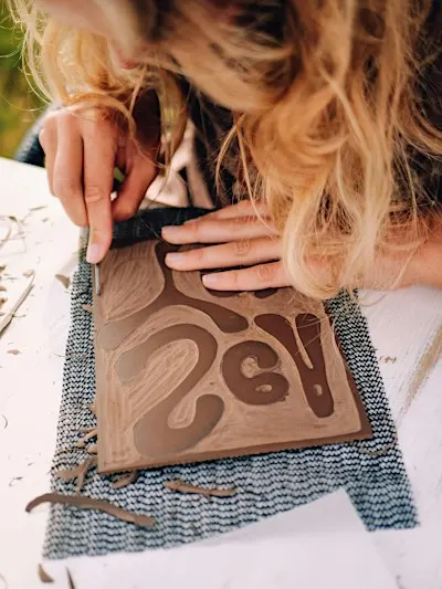 Print Making - Valentine's Day Postcards (Bowmanville)