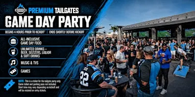 Premium Tailgate Party: Carolina Panthers vs. Tampa Bay Buccaneers