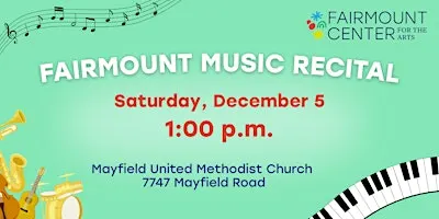 Fairmount Winter & Spring Music Recital - 1PM
