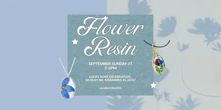 09/27 Flower Resin Jewelry Workshop