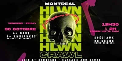 Montréal's Haunted Hop 2026: Halloween Bar Crawl (Friday, Oct 30)