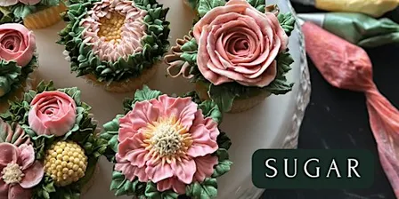 Buttercream Floral Design Cupcake Class - Sept 26