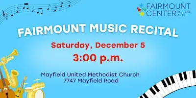Fairmount Winter & Spring Music Recital - 3PM