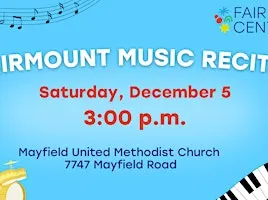 Fairmount Winter & Spring Music Recital - 3PM