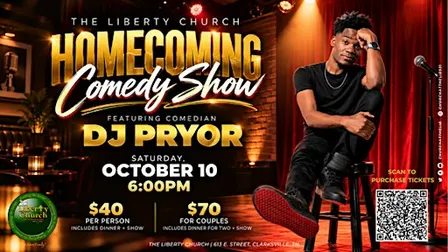 The Liberty Church presents A Night of Comedy with DJ Pryor