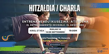 Hitzaldia/Charla