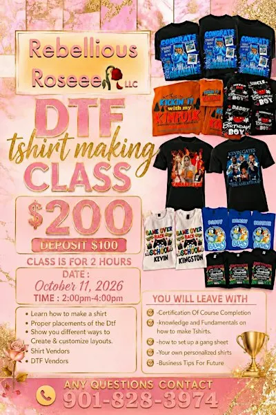 DTF T-shirt Making Class