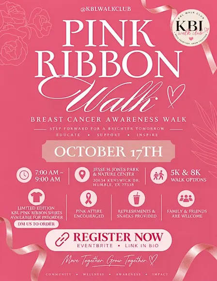 KBLWALKCLUB - 1st ANNUAL BREAST CANCER AWARENESS WALK