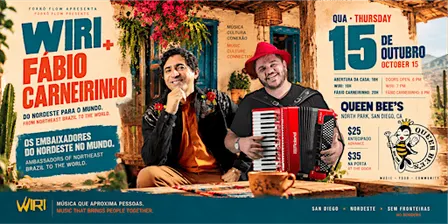 Forró Night in San Diego featuring Wiri & Fábio Carneirinho