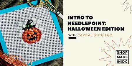 Intro to Needlepoint: Halloween Edition w/Capital Stitch Co
