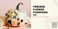 Make It Thursday: Pressed Flower Pumpkins