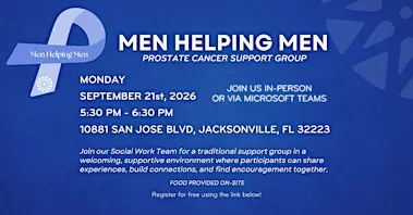 Men Helping Men Prostate Cancer Support Group - September