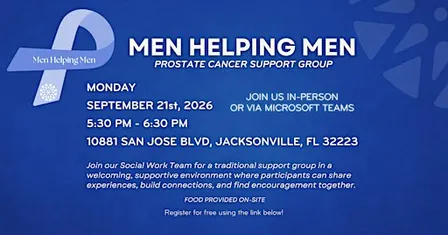 Men Helping Men Prostate Cancer Support Group - September