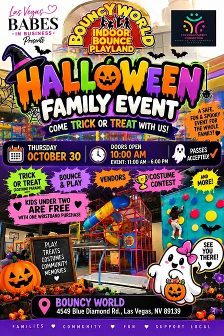 Halloween Family Event - Bouncy World (indoors)