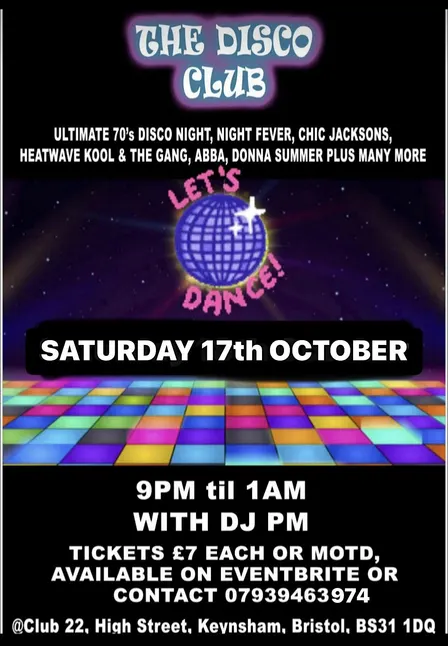 The Disco Club with DJ PM