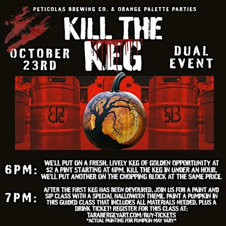 Paint Pumpkins at Peticolas Brewing
