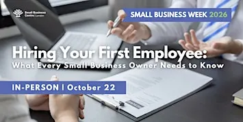 Hiring Your First Employee - October 22nd, 2026