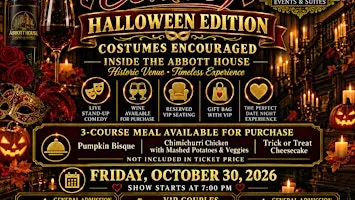 Date Night Comedy: Halloween Edition at The Abbott House - Seguin, TX