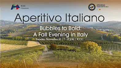 Aperitivo Italiano: Bubbles to Bold - A Fall Evening in Italy