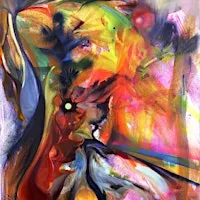 moon/stone album release and pop-up art show ~ songs and art by Kim Tateo
