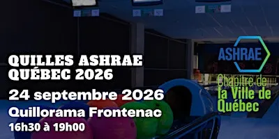 Soirée de quilles ASHRAE Québec 2026