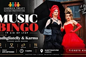 Music Bingo In aid of Limerick Treaty Suicide Prevention