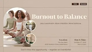 Burnout to Balance