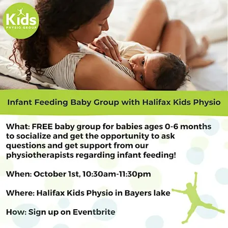 Halifax Kids Physio Infant Feeding Baby Group