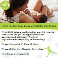 Halifax Kids Physio Infant Feeding Baby Group