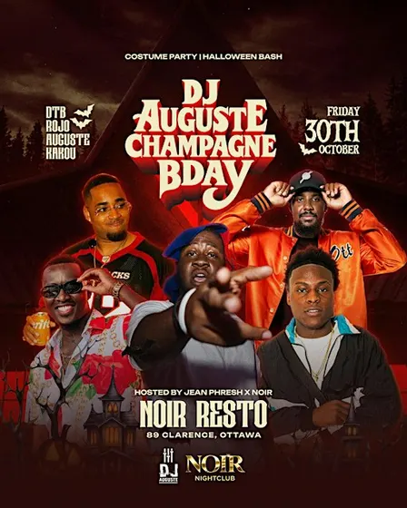 DJ AUGUSTE HALLOWEEN BIRTHDAY BASH