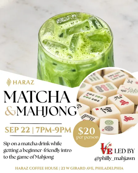 Matcha & Mahjong 9/22