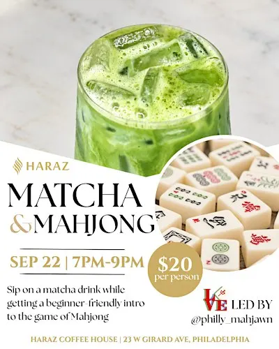 Matcha & Mahjong 9/22