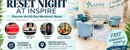 Reset Night at Inspire: Discover the 63-Day Metabolic Reset