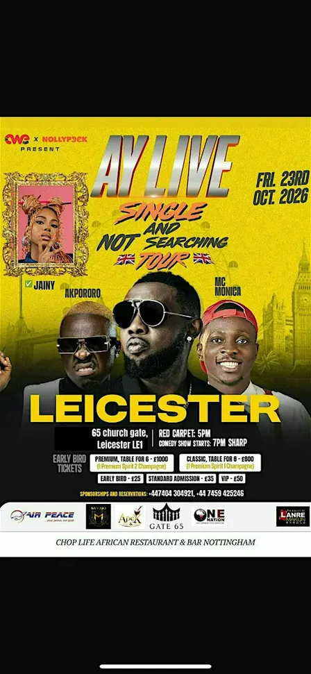 AY Live! Single and not searching Tour