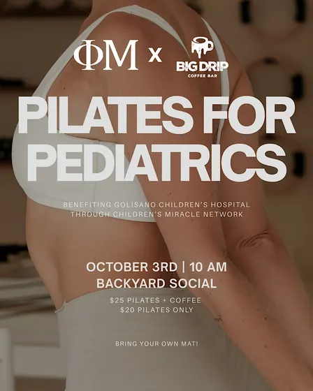 Pilates for Pediatrics (Phi Mu X Big Drip)
