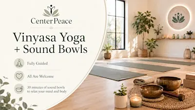 Vinyasa Yoga and Sound Healing Event