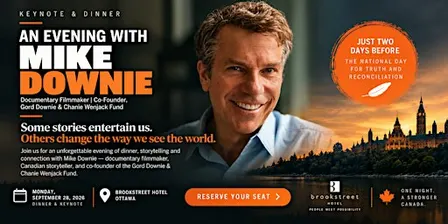 An Evening with Mike Downie: Stories That Shape a Nation