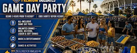 Premium Tailgate Party: Los Angeles Chargers vs. New York Jets
