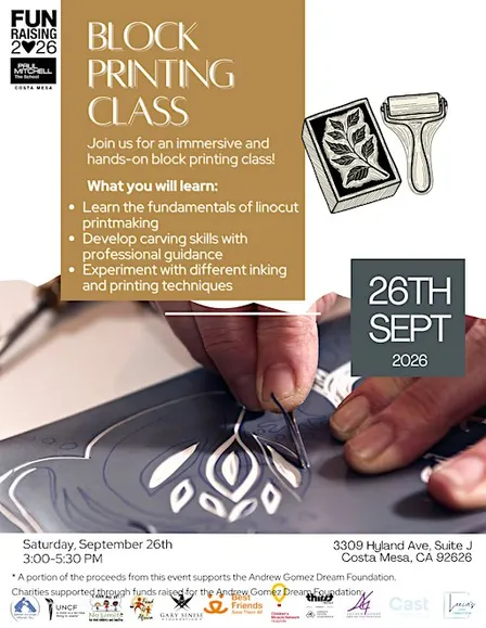 Block Printing Class