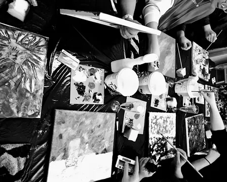 Barcelona Sip & Paint: Friday Social with Drinks Included