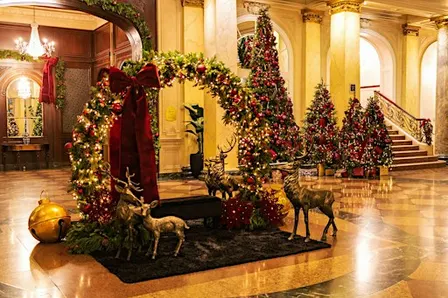 Christmas Brunch in the Crystal Ballroom at Fairmont Palliser